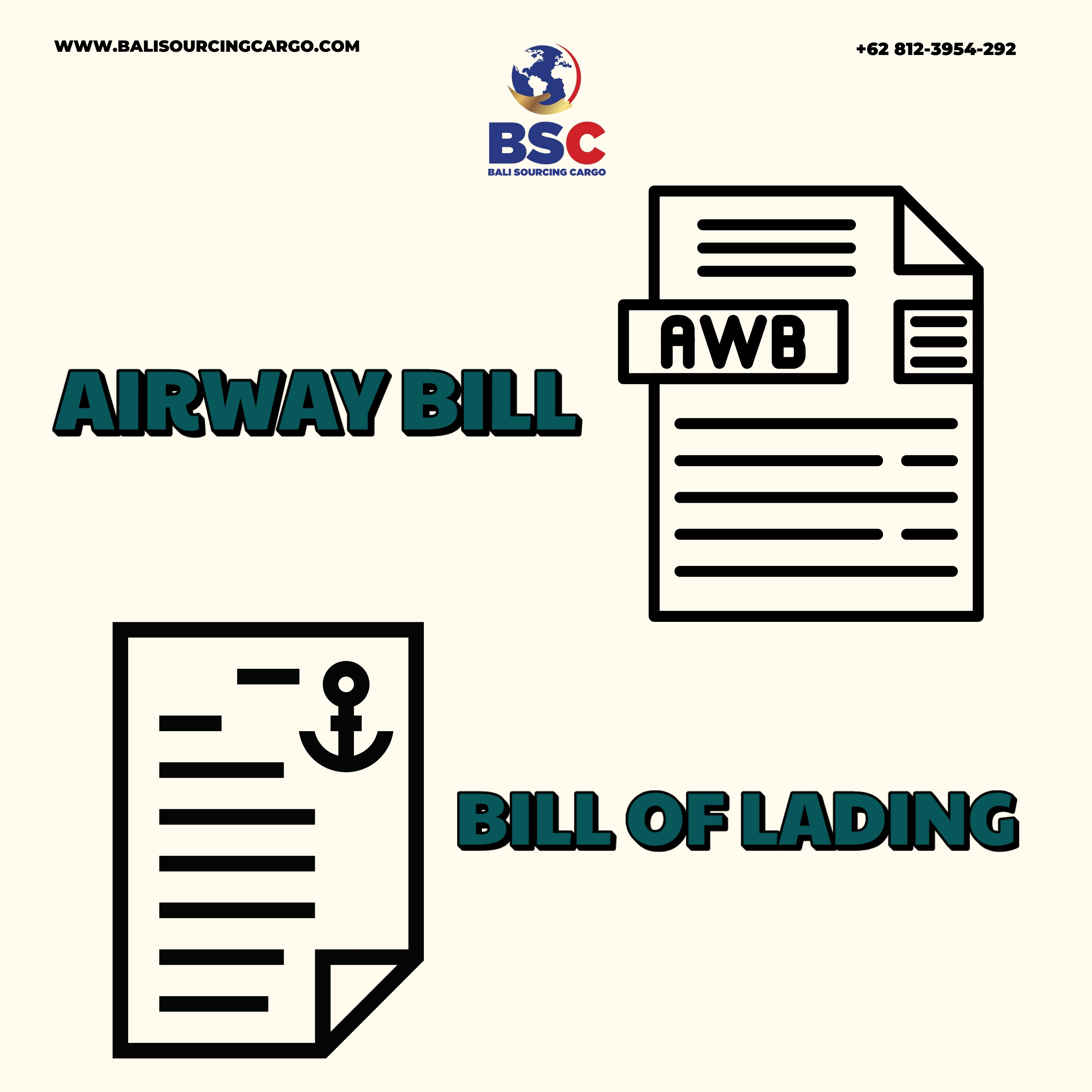 What’s the Difference Between Bill of Lading vs Airway Bill?